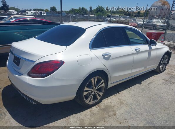 55SWF8DB3KU296010 2019 MERCEDES-BENZ C-CLASS White უკანა მარჯვენა