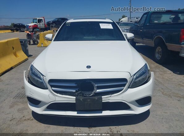55SWF8DB3KU296010 2019 MERCEDES-BENZ C-CLASS White ხელსაწყოთა პანელის ხედი