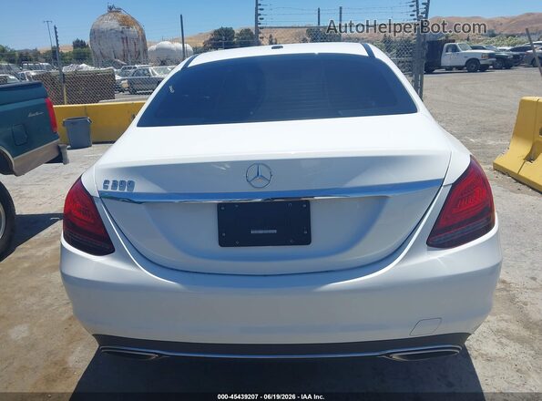 55SWF8DB3KU296010 2019 MERCEDES-BENZ C-CLASS White 