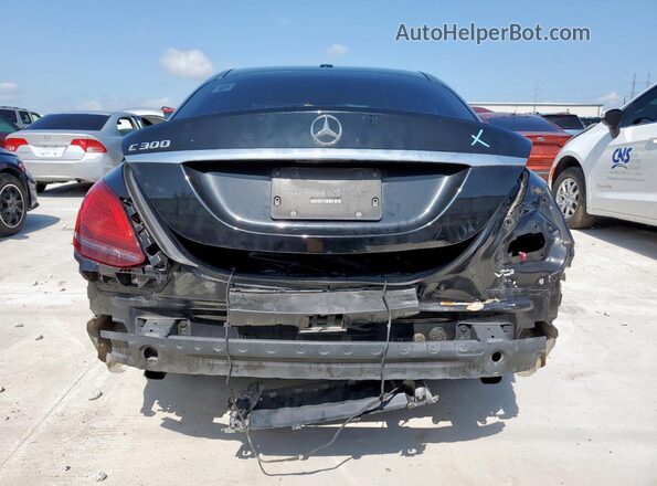 55SWF8DB3KU307149 2019 MERCEDES-BENZ C Black Vista trasera