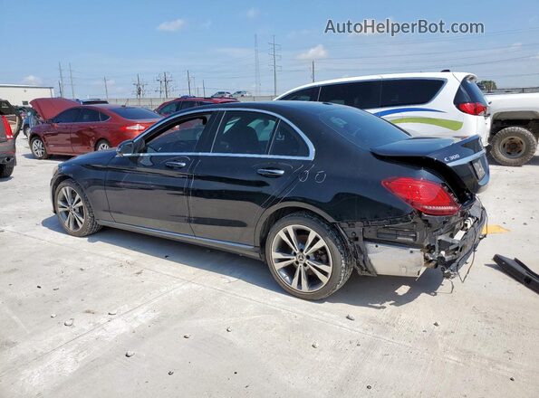 55SWF8DB3KU307149 2019 MERCEDES-BENZ C Black Trasero izquierdo