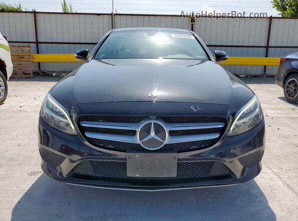55SWF8DB3KU307149 2019 MERCEDES-BENZ C Black Vista frontal