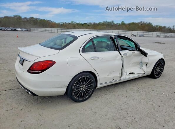 55SWF8DB3KU308592 2019 MERCEDES-BENZ C White Հետևի աջ