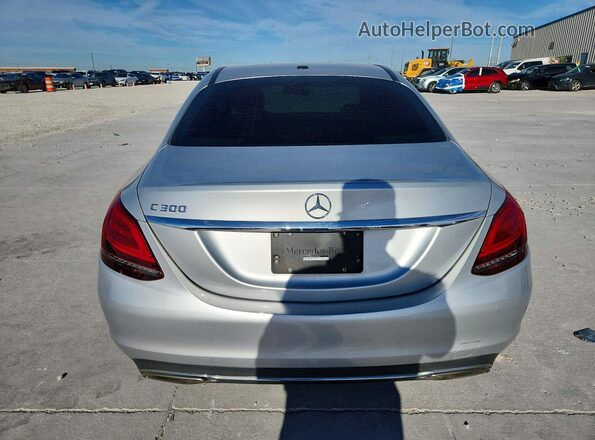 55SWF8DB4KU287560 2019 MERCEDES-BENZ C Silver Widok z tyłu