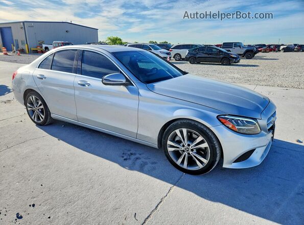 55SWF8DB4KU287560 2019 MERCEDES-BENZ C Silver Przód prawy