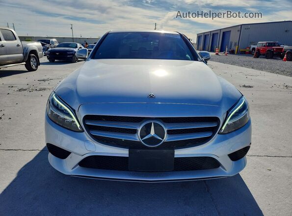 55SWF8DB4KU287560 2019 MERCEDES-BENZ C Silver Widok z przodu