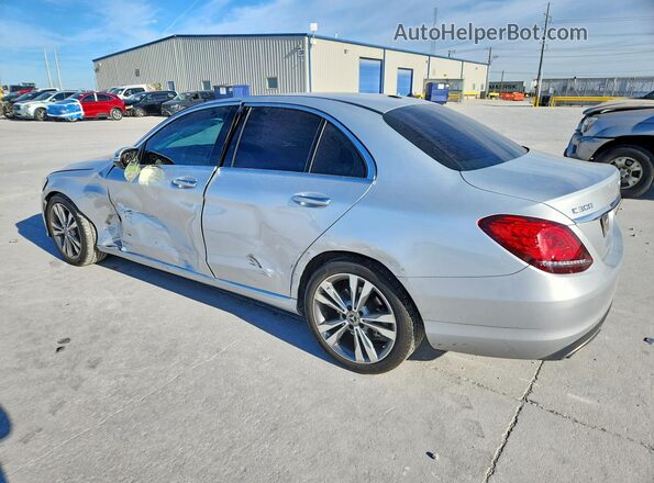 55SWF8DB4KU287560 2019 MERCEDES-BENZ C Silver Tył lewy