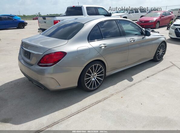 55SWF8DB4KU294072 2019 MERCEDES-BENZ C-CLASS Серебряный Задняя правая четверть