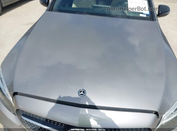 55SWF8DB4KU294072 2019 MERCEDES-BENZ C-CLASS Серебряный Вид спереди