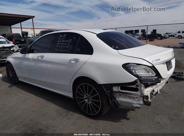 55SWF8DB4KU305460 2019 MERCEDES-BENZ C-CLASS White 