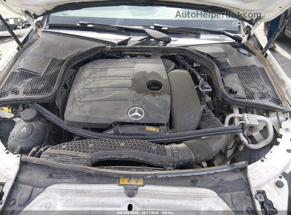 55SWF8DB4KU305460 2019 MERCEDES-BENZ C-CLASS White Вид ззаду