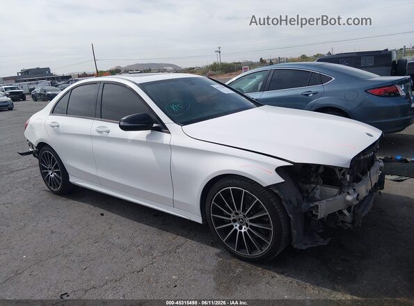 55SWF8DB4KU305460 2019 MERCEDES-BENZ C-CLASS White Панорамний вид салону 360°
