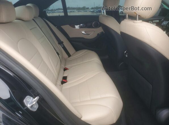 55SWF8DB4KU321397 2019 MERCEDES-BENZ C Black უკანა სავარძლების ხედი