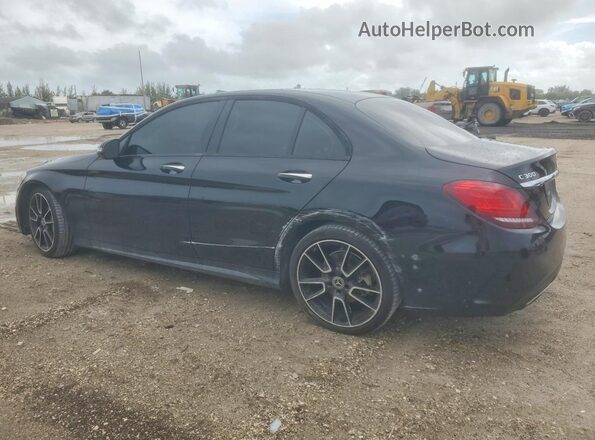 55SWF8DB4KU321397 2019 MERCEDES-BENZ C Black უკანა მარცხენა