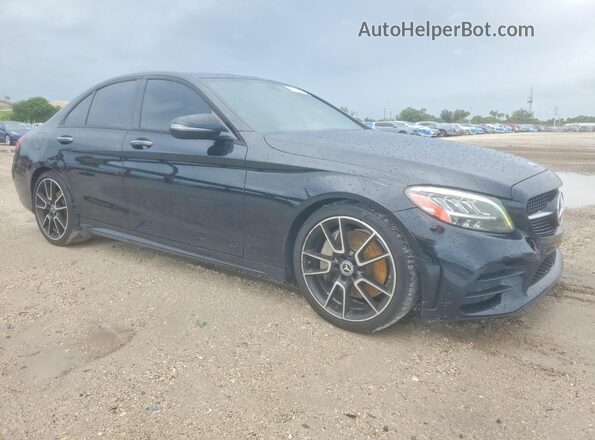 55SWF8DB4KU321397 2019 MERCEDES-BENZ C Black წინა მარჯვენა