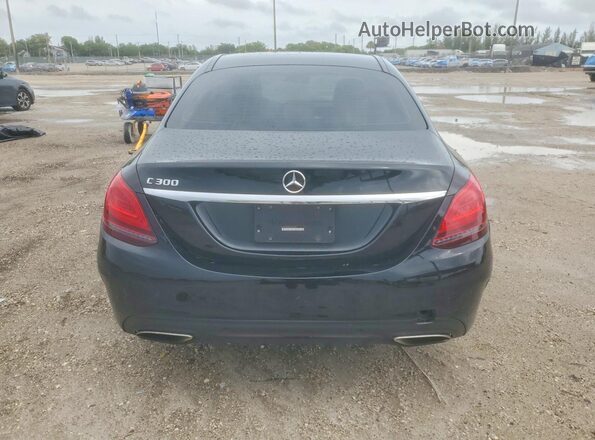 55SWF8DB4KU321397 2019 MERCEDES-BENZ C Black უკანა ხედი