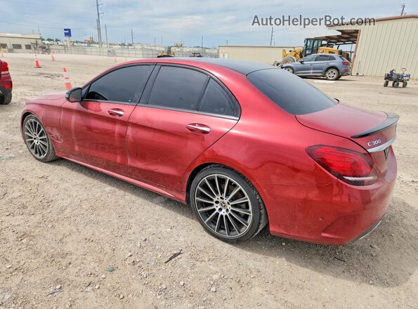 55SWF8DB4LU326228 2020 MERCEDES-BENZ C Red 