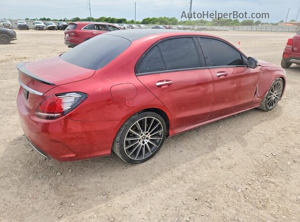 55SWF8DB4LU326228 2020 MERCEDES-BENZ C Red 