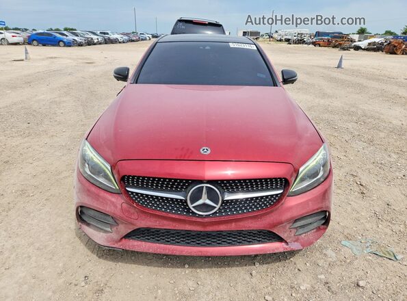 55SWF8DB4LU326228 2020 MERCEDES-BENZ C Red 