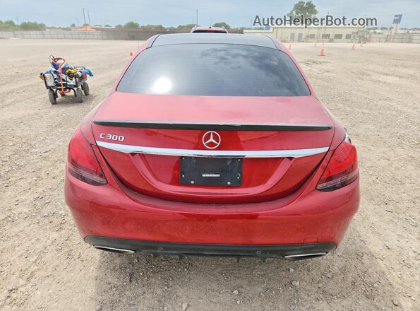 55SWF8DB4LU326228 2020 MERCEDES-BENZ C Red 