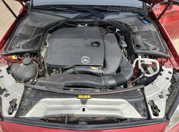 55SWF8DB4LU326228 2020 MERCEDES-BENZ C Red 