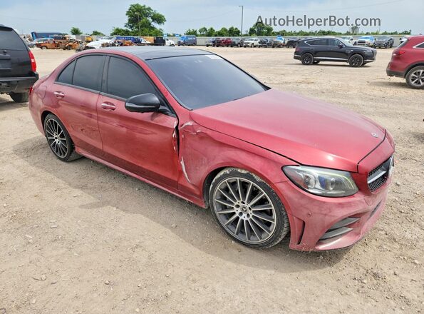 55SWF8DB4LU326228 2020 MERCEDES-BENZ C Red 