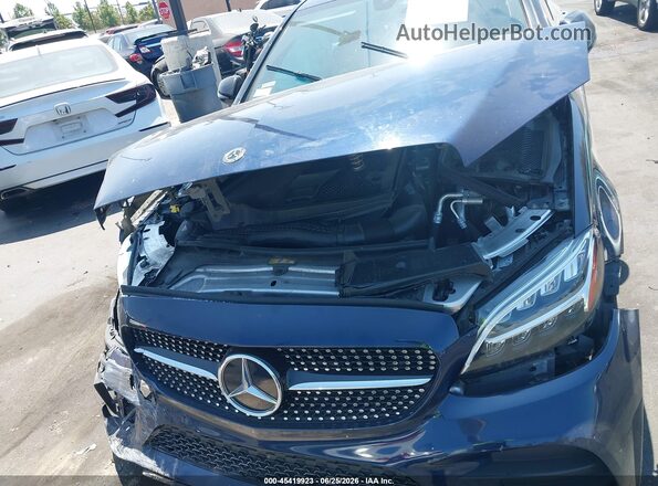 55SWF8DB4LU327895 2020 MERCEDES-BENZ C-CLASS Blue Դիմացի տեսք