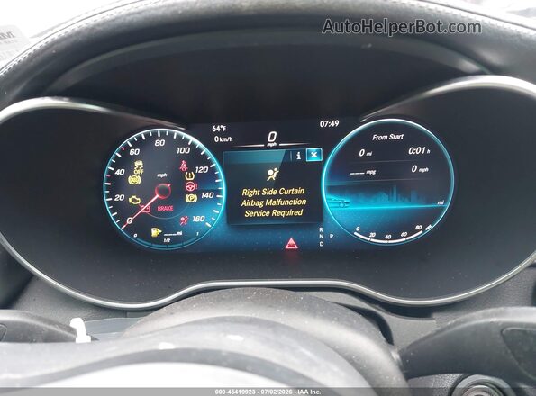 55SWF8DB4LU327895 2020 MERCEDES-BENZ C-CLASS Blue Հետևի նստատեղերի տեսք