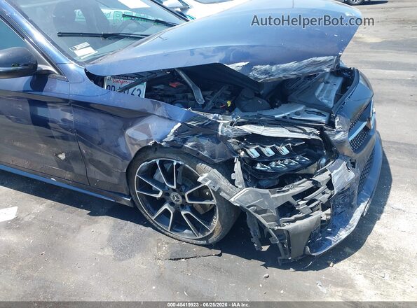 55SWF8DB4LU327895 2020 MERCEDES-BENZ C-CLASS Blue Սարքավորումների վահանակի տեսք