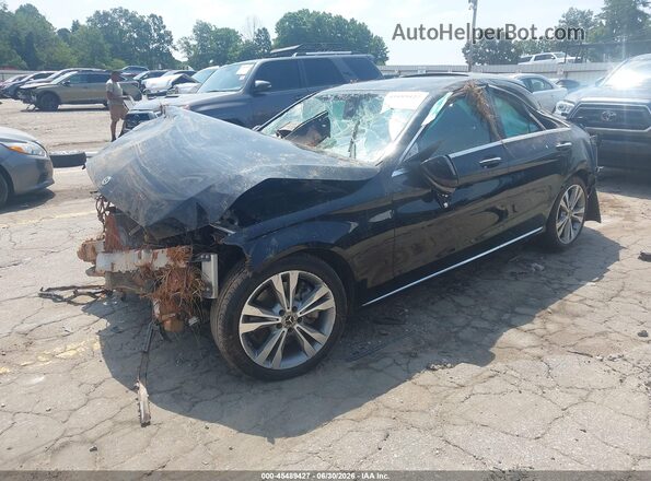 55SWF8DB5KU301160 2019 MERCEDES-BENZ C-CLASS Черный Передняя левая четверть
