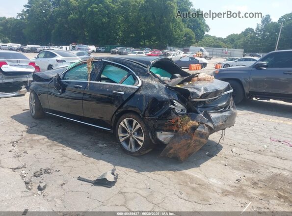 55SWF8DB5KU301160 2019 MERCEDES-BENZ C-CLASS Черный Задняя левая четверть
