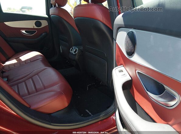 55SWF8DB5KU307525 2019 MERCEDES-BENZ C-CLASS Red VIN կոդի պիտակի տեսք