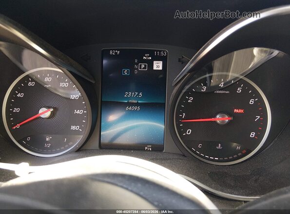 55SWF8DB5KU307525 2019 MERCEDES-BENZ C-CLASS Red Հետևի նստատեղերի տեսք