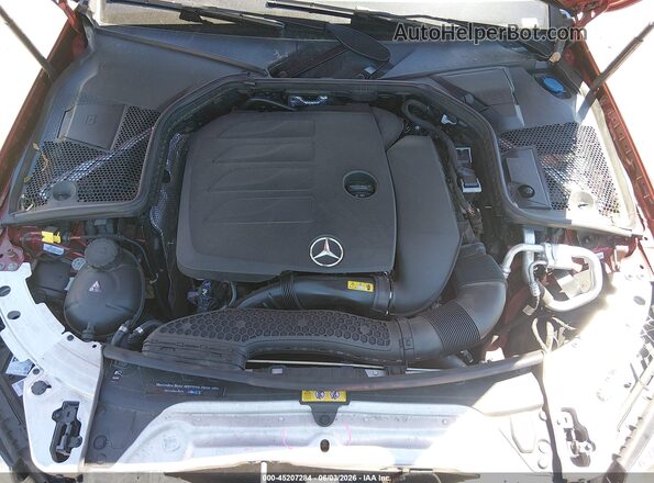 55SWF8DB5KU307525 2019 MERCEDES-BENZ C-CLASS Red Հետևի տեսք