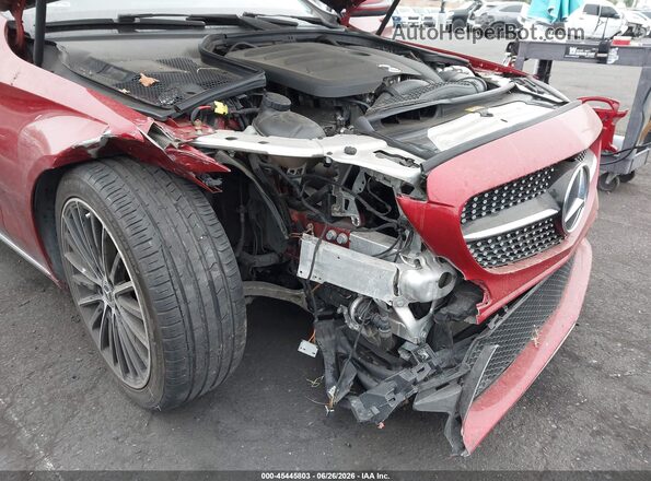 55SWF8DB5LU323614 2020 MERCEDES-BENZ C-CLASS Red Դիմացի տեսք