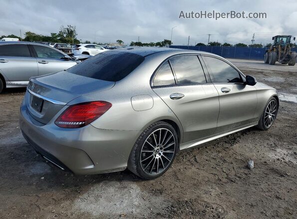 55SWF8DB6KU294087 2019 MERCEDES-BENZ C Silver უკანა მარჯვენა