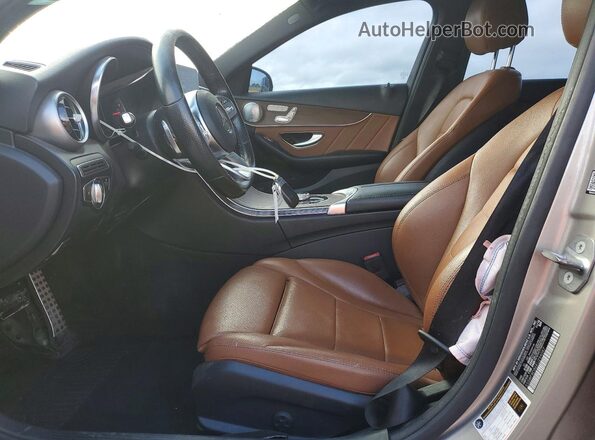 55SWF8DB6KU294087 2019 MERCEDES-BENZ C Silver წინა სალონის ხედი