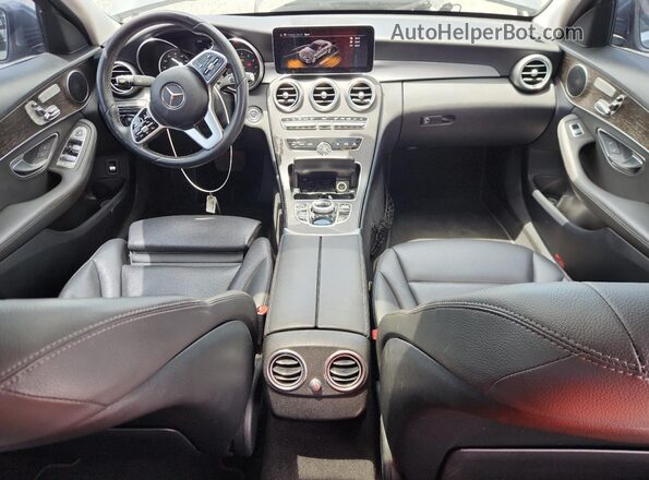55SWF8DB6KU306285 2019 MERCEDES-BENZ C Серый Вид панели приборов