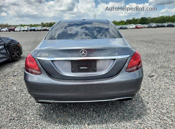 55SWF8DB6KU306285 2019 MERCEDES-BENZ C Серый Вид сзади