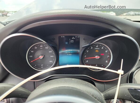 55SWF8DB6KU306285 2019 MERCEDES-BENZ C Серый Вид щитка приборов