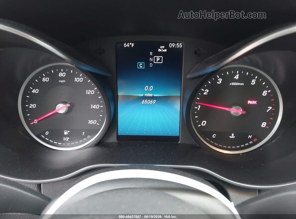 55SWF8DB7KU286970 2019 MERCEDES-BENZ C-CLASS Dark Blue Вид задніх сидінь