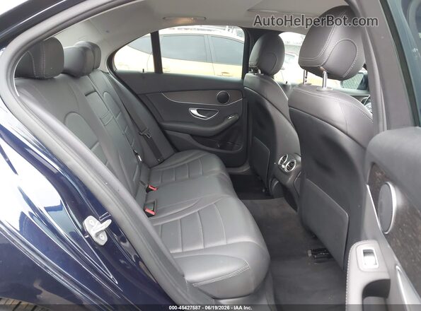 55SWF8DB7KU286970 2019 MERCEDES-BENZ C-CLASS Dark Blue Вид наклейки з VIN-кодом
