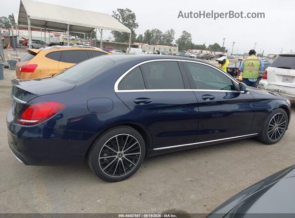 55SWF8DB7KU286970 2019 MERCEDES-BENZ C-CLASS Dark Blue Вид задньої частини салону