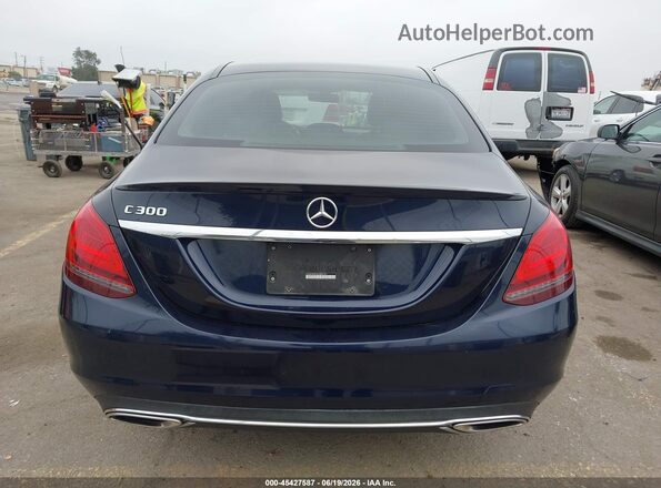 55SWF8DB7KU286970 2019 MERCEDES-BENZ C-CLASS Dark Blue 