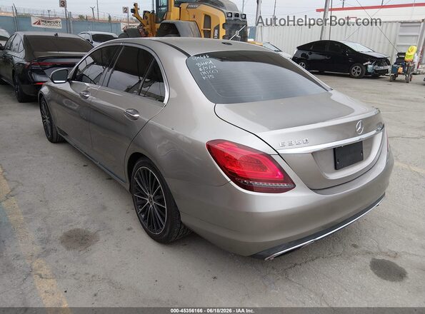 55SWF8DB7KU298505 2019 MERCEDES-BENZ C-CLASS Champagne Задня ліва чверть