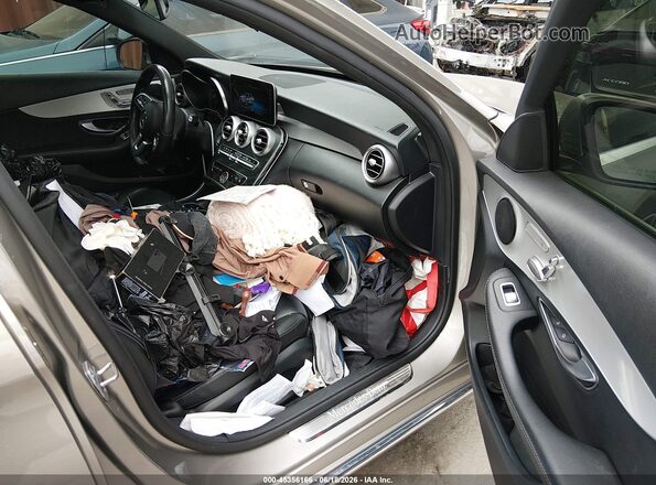 55SWF8DB7KU298505 2019 MERCEDES-BENZ C-CLASS Champagne Вид салону спереду