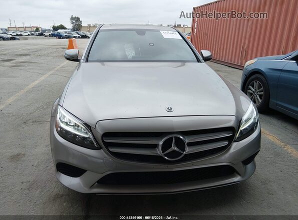55SWF8DB7KU298505 2019 MERCEDES-BENZ C-CLASS Champagne Вид щитка приладів