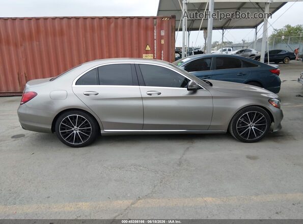 55SWF8DB7KU298505 2019 MERCEDES-BENZ C-CLASS Champagne Вид задньої частини салону