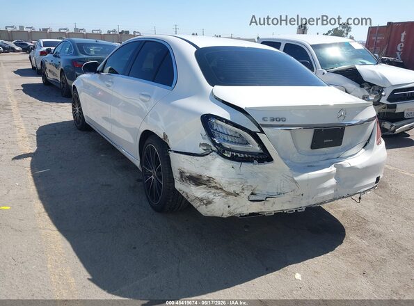 55SWF8DB8KU295953 2019 MERCEDES-BENZ C-CLASS White Հետևի ձախ