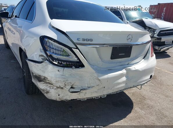 55SWF8DB8KU295953 2019 MERCEDES-BENZ C-CLASS White Դիմացի տեսք